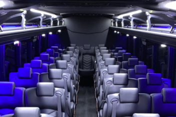 Gary Charter Bus Interior